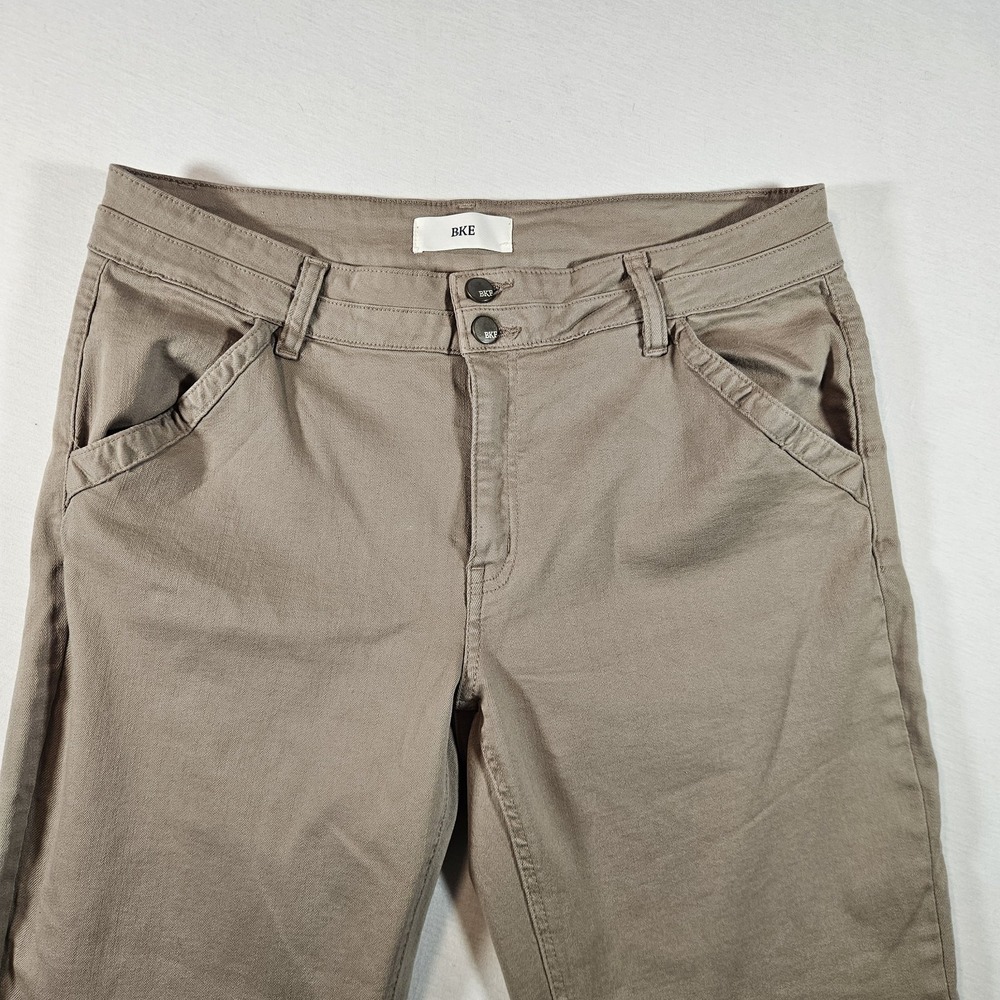 BKE Pants Women's Size 33 Peyton Flare Stretch Khaki - Picture 4 of 9